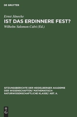 Ernst Jänecke Ist Das Erdinnere Fest? (Gebundene Ausgabe) (US IMPORT)