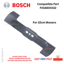 BOSCH Rotak 32 Li Lawnmower Replacement Cutting Blade 32cm FAST POST