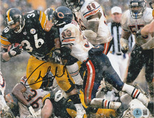 CHARLES TILLMAN CHICAGO BEARS  BECKETT AUTHENTICATED ACTION SIGNED 8x10