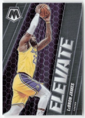 2020-21 Panini Mosaic #23 LeBron James Elevate