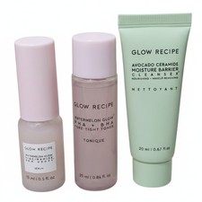    BUNDLE of Glow Recipe 3-Piece Travel-Size Skincare   