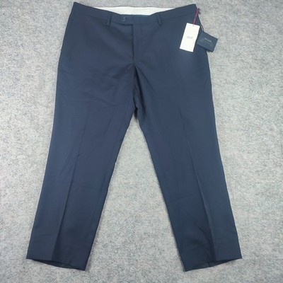 Paul Kehl Hose Herren Größe 54 Marineblau Stoff Marzotto Breite 48 cm