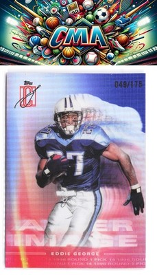 2024 Topps Signature Class #AI-24 Eddie George After Image Indigo #/175