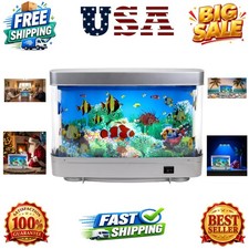 Relaxing Sensory LED Fake Fish Aquarium with Moving Marine Life