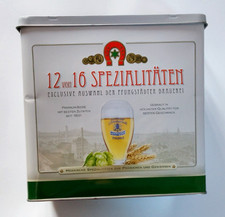Exklusive Auswahl der Pfungst&auml;dter Brauerei Spezialit&auml;ten leere Bier Dose Box