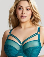 Plus Size Bras Sculptresse by Panache Dionne Full Cup Bra 9695 Teal Animal