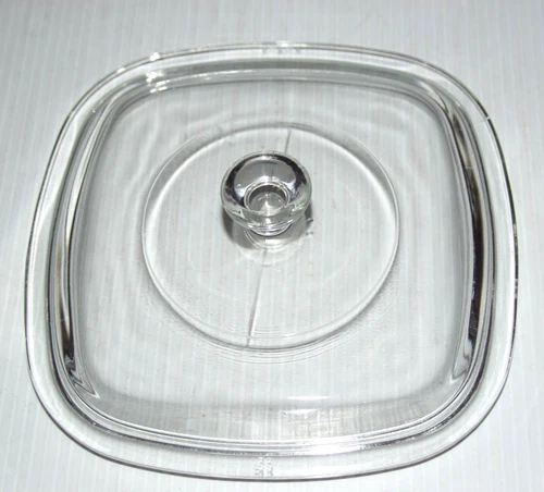 VTG Corning Ware Replacement 7” Glass Lid Pyrex P-7-C Casserole LID ONLY **EC**
