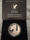 2022 American Eagle One Ounce Silver Proof Coin | US Mint | 22EA) w/ COA and GOP