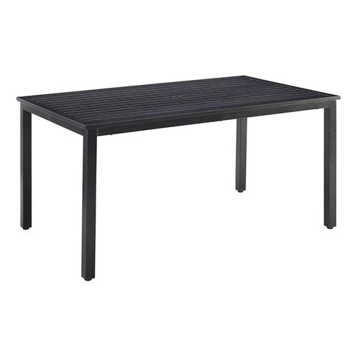 Crosley Furniture Kaplan Metal Outdoor Dining Table in Oil Rubbed ...