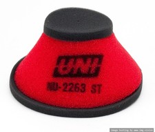 Uni Air Filter #NU-2263ST Yamaha YZ490/YZ250 2-Stroke/YZ125 1983 MADE IN USA NEW
