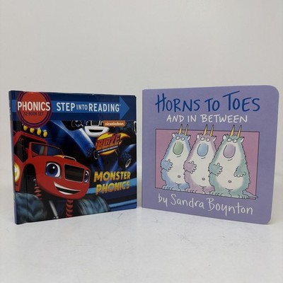 Blaze & The Monster Machines Phonics 12 Bks In 1 Reader + Fun Boynton Book - New