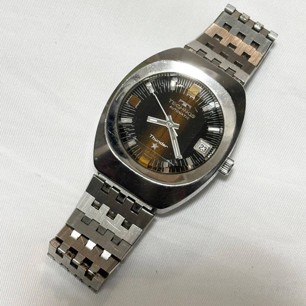 Technos Silver Band Wristwatches for sale | eBay