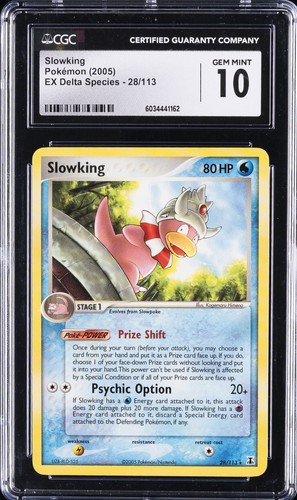 Slowking graded CGC 10 for sale on eBay