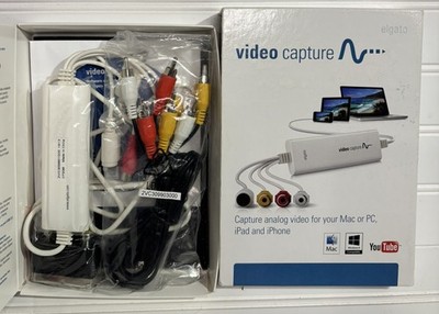Elgato Analog Video Capture for Mac, PC, iPad, iPhone Digitizer USB 
