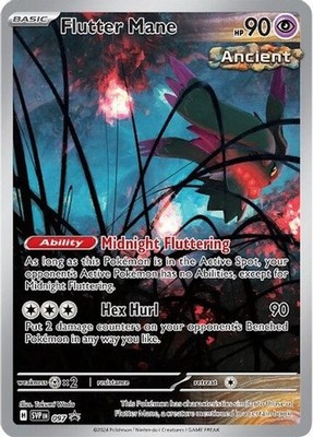 Flutter Mane - SVP097 - Pokemon Scarlet & Violet Promo Ultra Rare SEALED Card NM