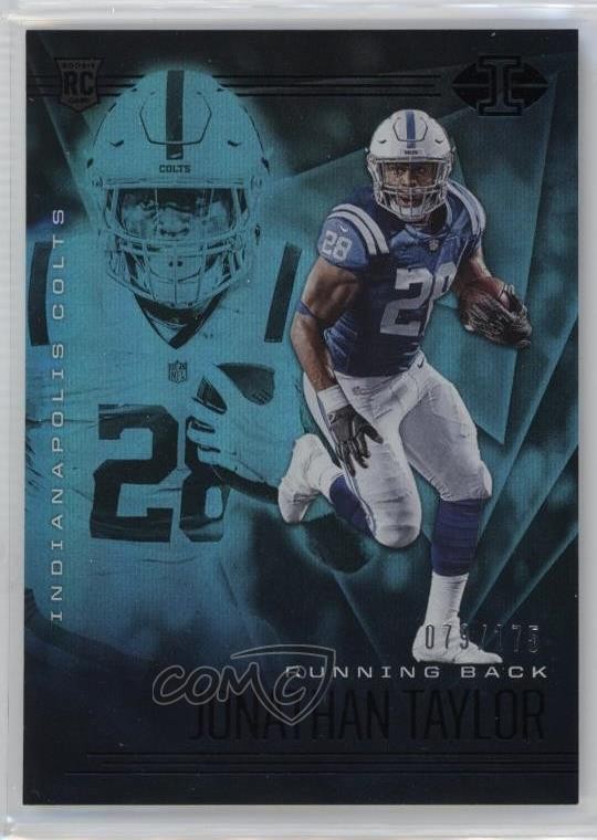 2020 Panini Illusions Trophy Collection Teal 79/175 Jonathan Taylor #14 mq1