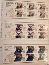 London 2012 Olympic Gold Medal Stamp Sheets x64 Mint MNH Archive &pound;439 Face Value
