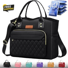 Lunch Bag Women Insulated Lunch Box for Adults  Leakproof Large Purse Lunch Tote