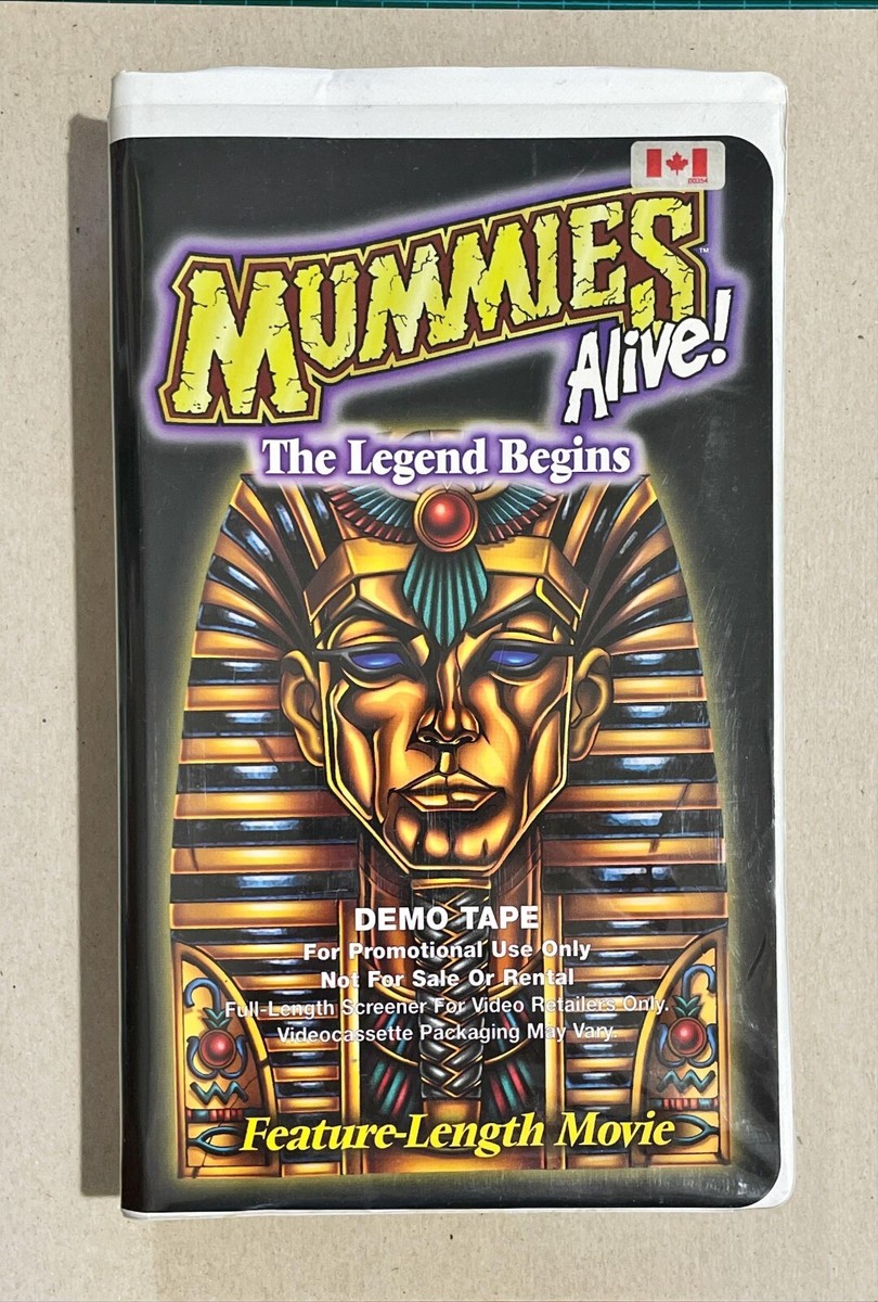 Mummies Alive! The Legend Begins ( VHS Clamshell ) Demo / Screener