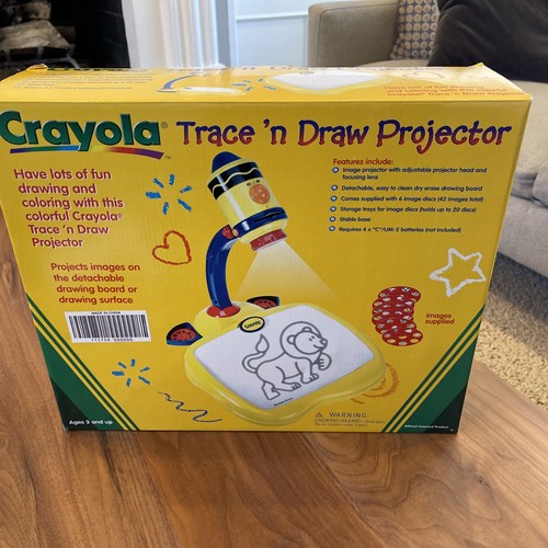 Crayola Trace 'n Draw Projector 2001 VINTAGE NIB BRAND NEW IN BOX - SUPER RARE ✨