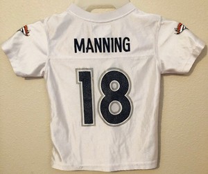 peyton manning denver broncos white jersey