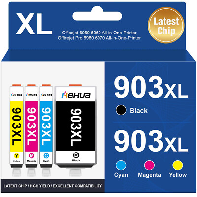 Druckerpatronen HP903XL Set für OfficeJet 6950 6962 Pro 6960 6970 6975 6868 6968