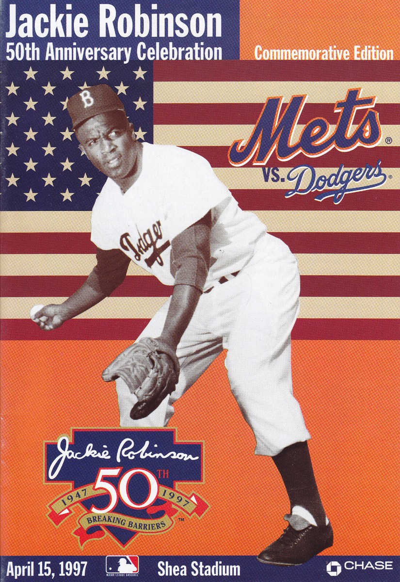 JACKIE ROBINSON 50th ANNIVERSARY NEW YORK METS SHEA STADIUM