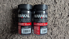 NEW 4 No. Karakal Black Pro Racketball Balls Racquetball Squash 57 Dunlop