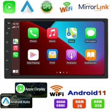 Android Double Din 7 Car Stereo Apple CarPlay...