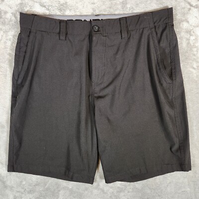 Denali Shorts Men's 38X8 Chino Flat Front Black Lightweight Hiking