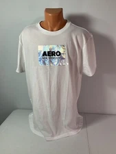 AEROPOSTALE White “AERO” Logo Tee Shirt. Size XL. Orig. $32.95. NEW.