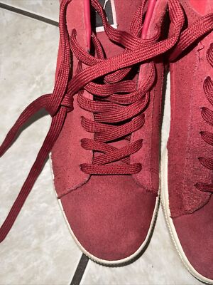 Puma Red High-Top Sneakers with Textured Upper Sz 11 Shop Red, White Boys Puma Slipstream Hi Ain main image 3