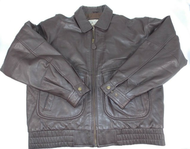 New Zealand Outback Cooper Collection Brown Bomber Goat Leather Jacket