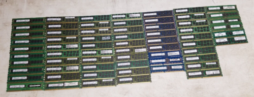 Surtido de memoria de servidor PC3/PC3L de 8 GB (lote de 65 sticks) sin probar para chatarra dorada - Imagen 1 de 11
