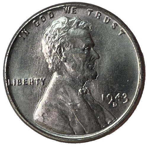 1943 10 Cents -George VI with IND:IMP: .800 Fine Slver Bluenose