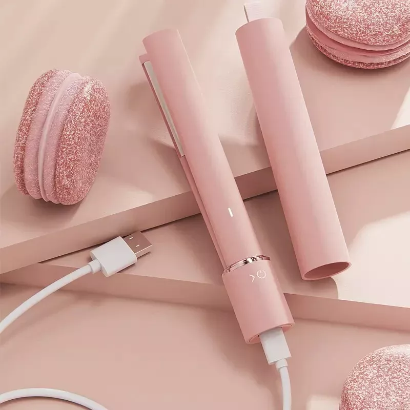 Battery top powered straightener