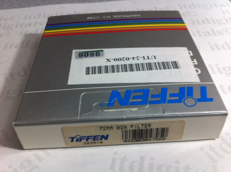 72mm TiFFEN 82A 82-A 82 A Blue Glass Light Balancing Lens Filter 72 mm 7282A - Image 2 of 3