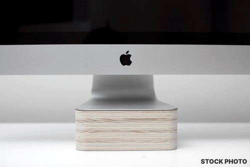 Z-Plan Fabrication The LAST STAND for Apple Displays – Handmade Wood 4 ⅜" Riser - Picture 11 of 13