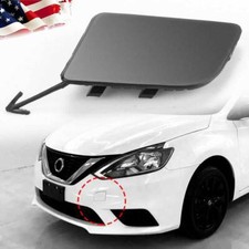 Cubierta de tapa de gancho con soporte de ojo de remolque para Nissan Sentra 2016 2017 2018 19