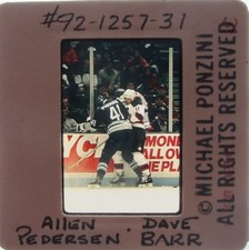 DAVE BARR ALLEN PEDERSEN BOSTON BRUINS NEW JERSEY DEVILS  ORIGINAL SLIDE 6