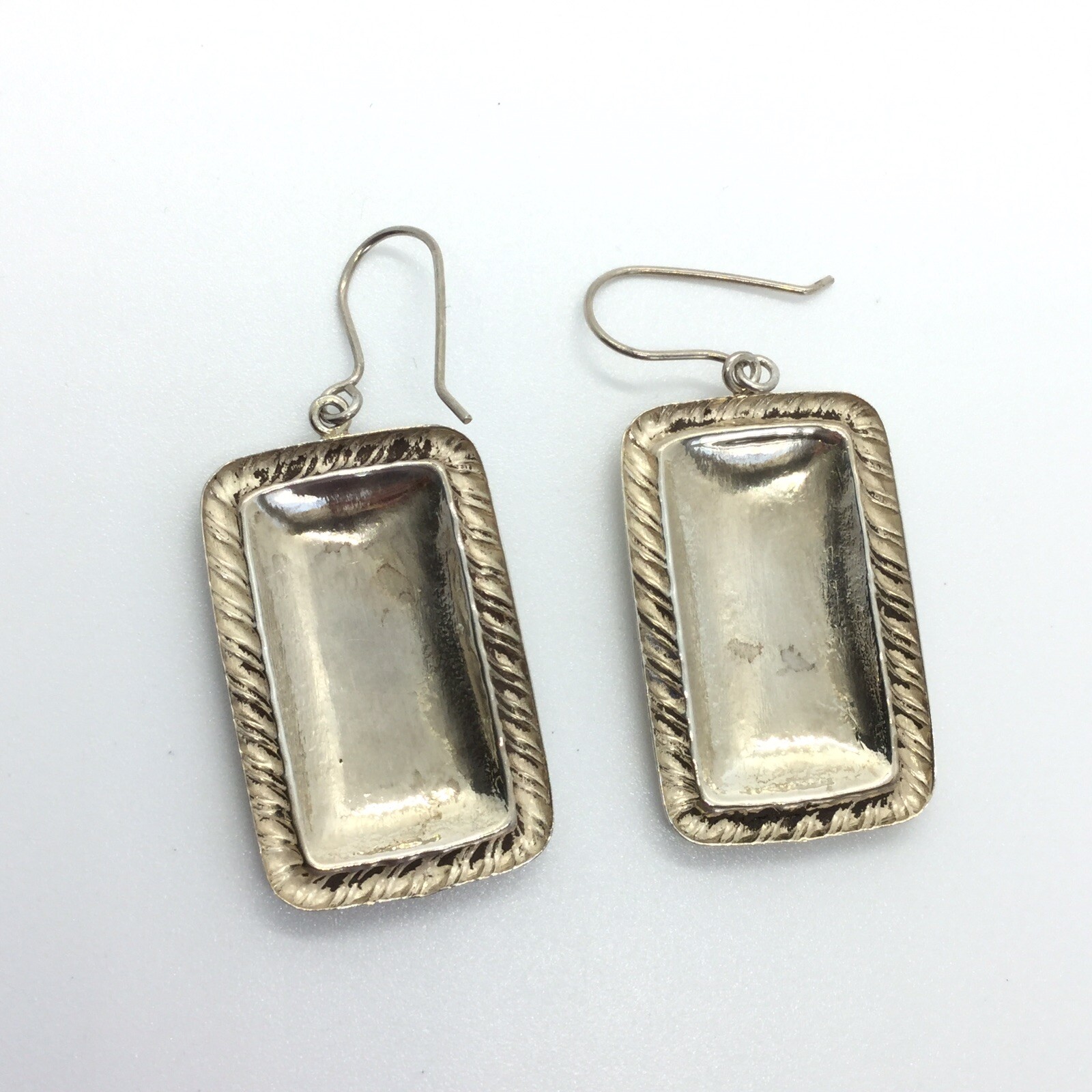 MODERNIST RECTANGULAR STERLING SILVER SET HARDY E… - image 8