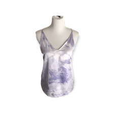 Stars Above Women's Tie-Dye Satin Sleep Camisole Size XS Purple