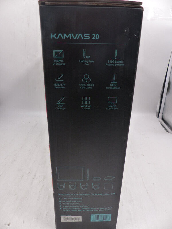 Huion Kamvas 20 Drawing Pen Display Graphics Monitor Huion Kamvas 20 Drawing Pen Display Graphics Monitor