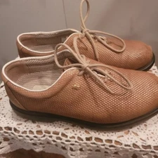 Reebok brown leather golf shoes Sz.6.5