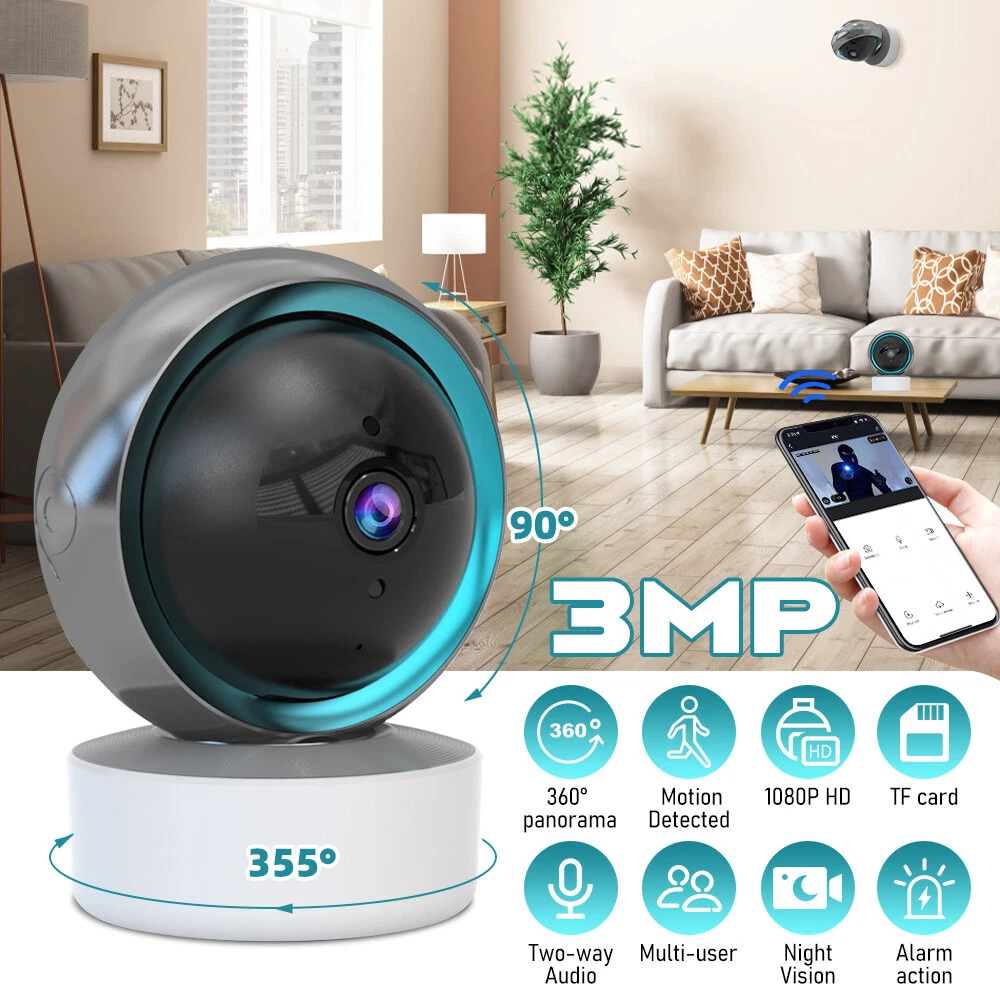 Camera Compatible Google Home Camera Surveillance Google, 60 OFF