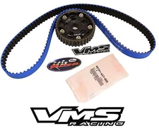 VMS x GATES RACING TIMING BELT & CAM GEAR FOR 93-97 HONDA DELSOL D16 BLACK