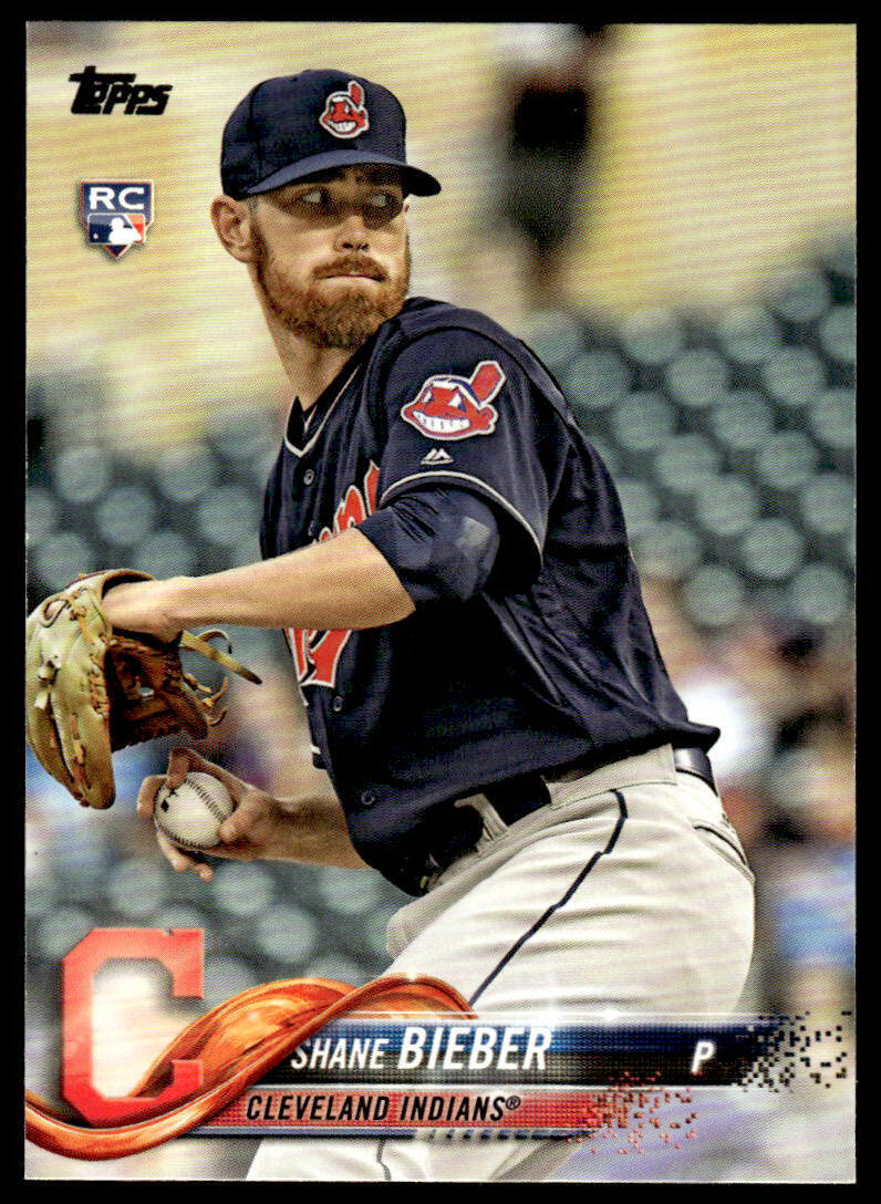 2018 Topps Update Shane Bieber #US198 RC Cleveland Indians