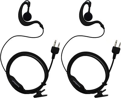 2Pcs Headset Earpiece for Midland LXT118 GXT1000VP4 LXT500VP3 LXT600VP3 LXT380