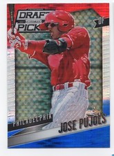 Jose Pujols 2014 Panini Prizm Red White Blue Pulsar #80
