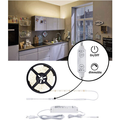 Paulmann 78957.0 SimpLED LED Strip 5m 24V Warm White Dimmable Plug-In